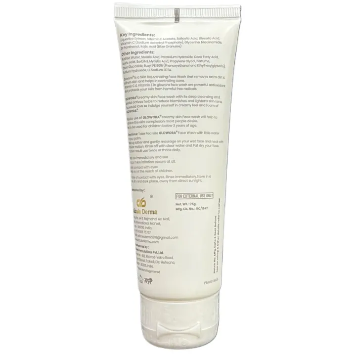 Glowora Face Wash 75gm product image