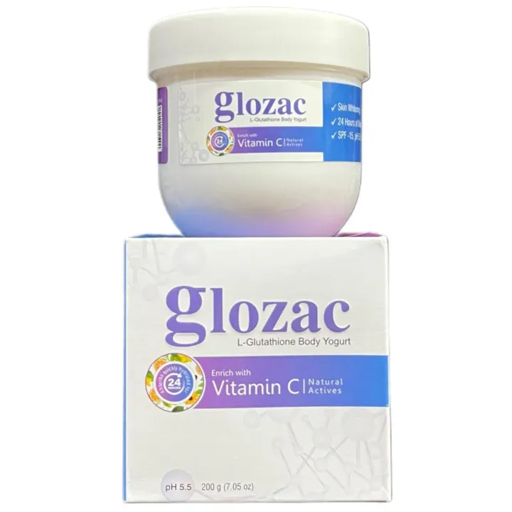 Glozac Vitamin C Body Yogurt 200gm product image