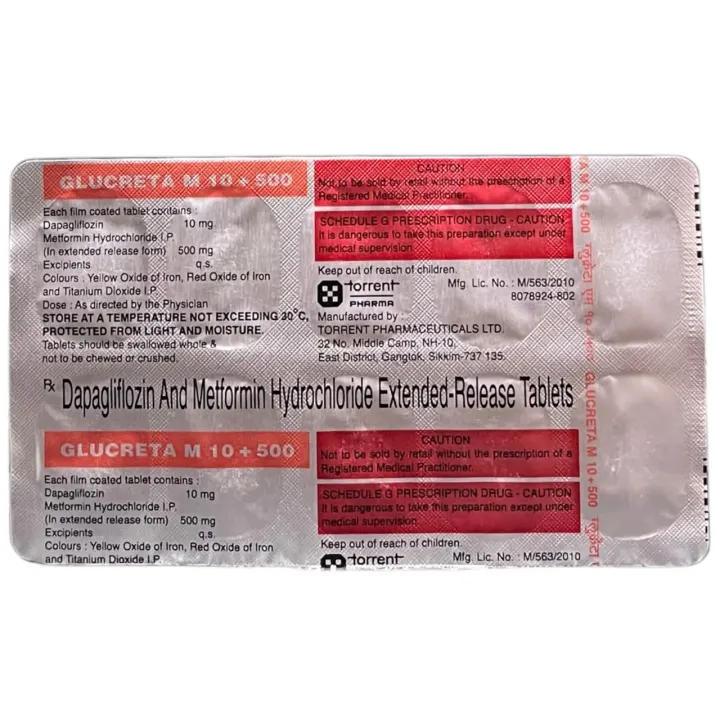 Glucreta M 10/500 Tablet product image