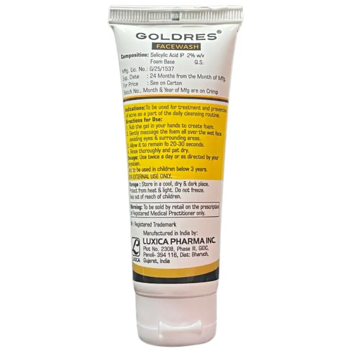 Goldres Face Wash 75ml product image