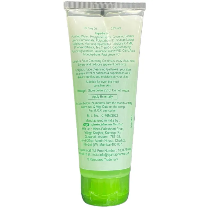 Gorgeus Face Cleansing Gel 100gm product image