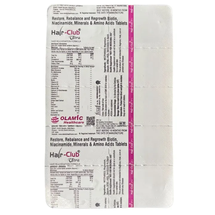 Hair Club Ultra Tablet product image