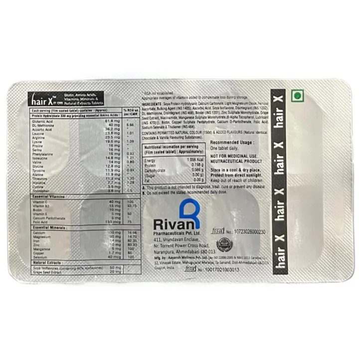 Hair X Tablet product image