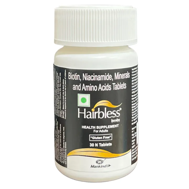 Hairbless 30 Tablet product image