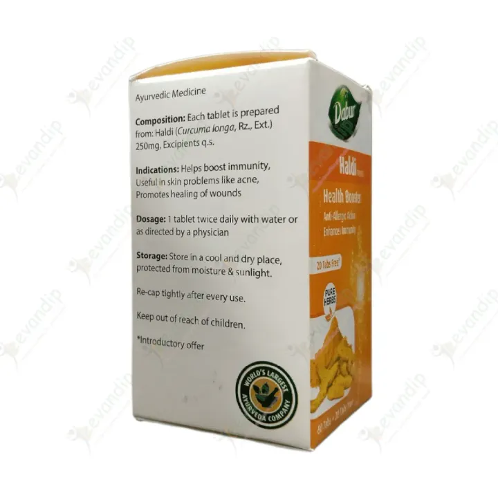 Haldi Health Booster Tablets product image