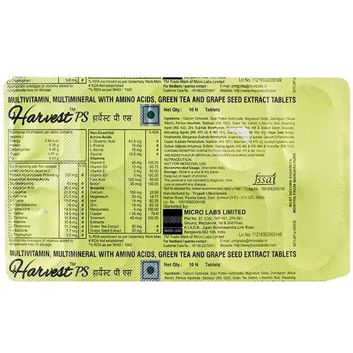 Harvest Ps Tablet product image