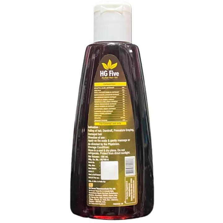 Hg Five Herbal Hair Oil 100ml product image