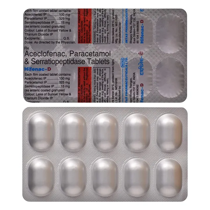 Hifenac D Tablet product image