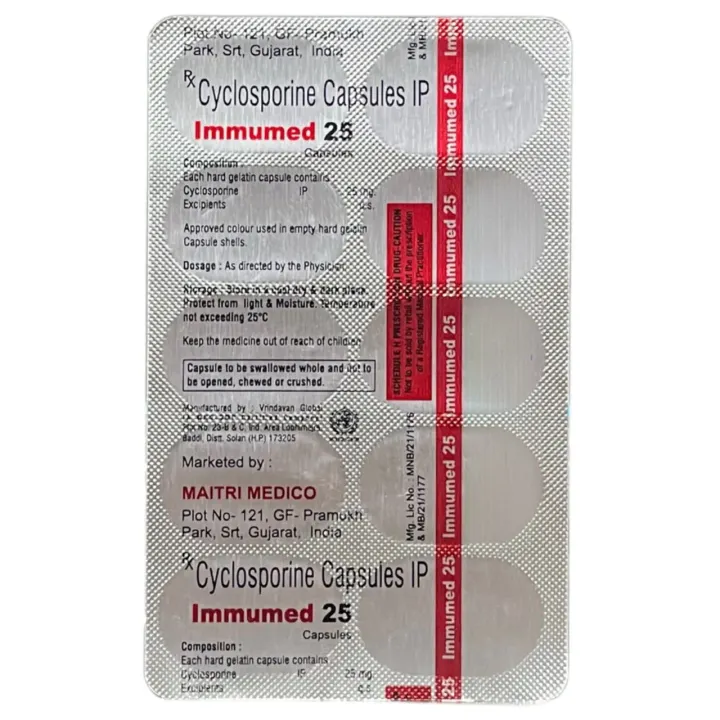 Immumed 25 Capsule product image