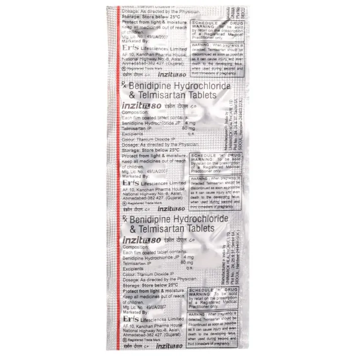 Inzit Tl 80 Tablet product image