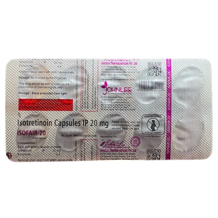 Isofair 20mg Capsule product image