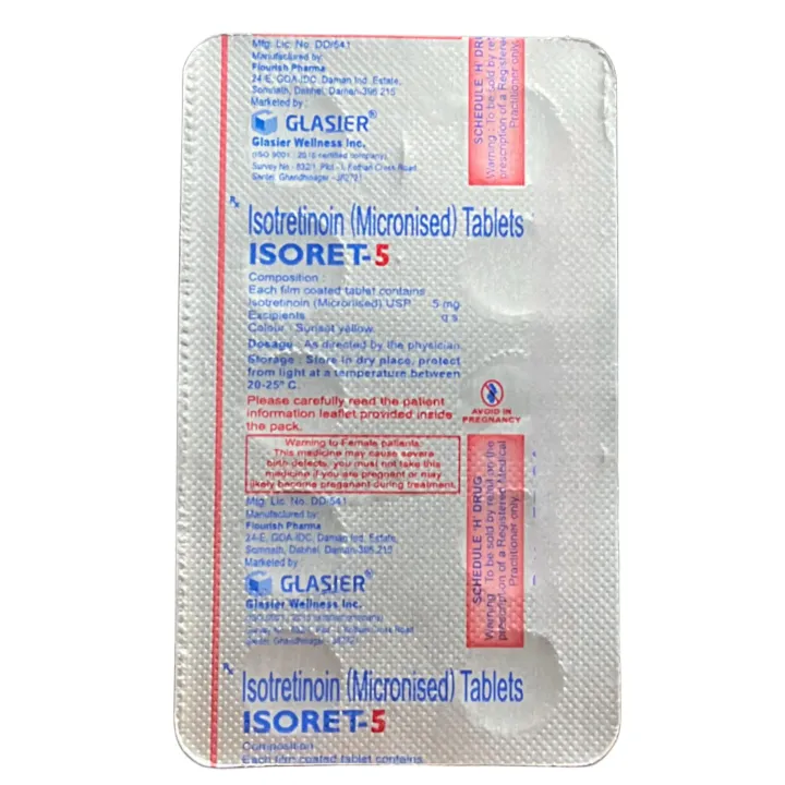 Isoret 5 Tablet product image