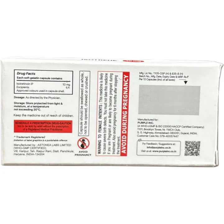 Isotrene 10 Capsule product image