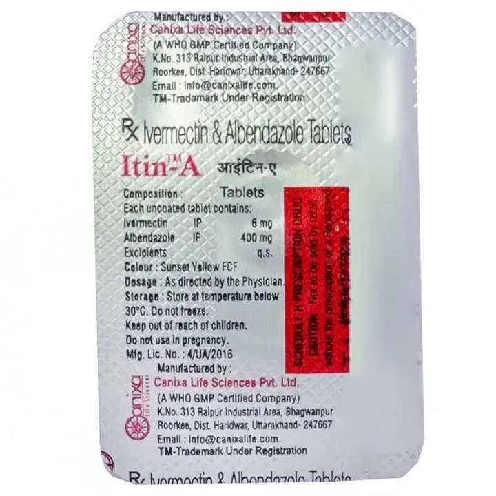 Itin A Tablet product image