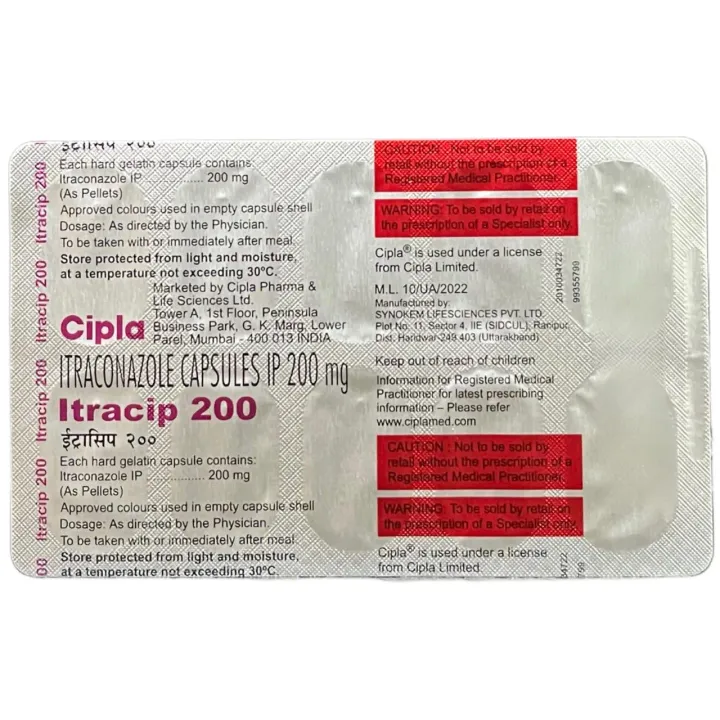 Itracip 200 Capsule product image