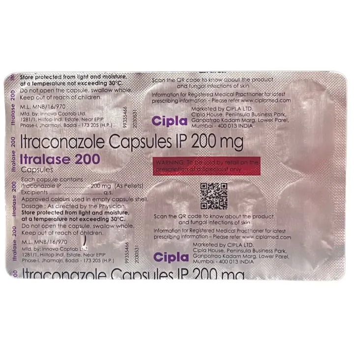 Itralase 200 Capsule product image