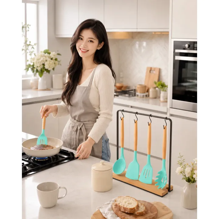 Jeevandip 12 Piece Silicone Kitchen Set product image