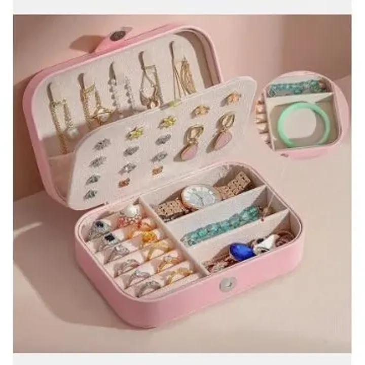 Jeevandip Lather Mini Jewellery Box 2 Layer product image