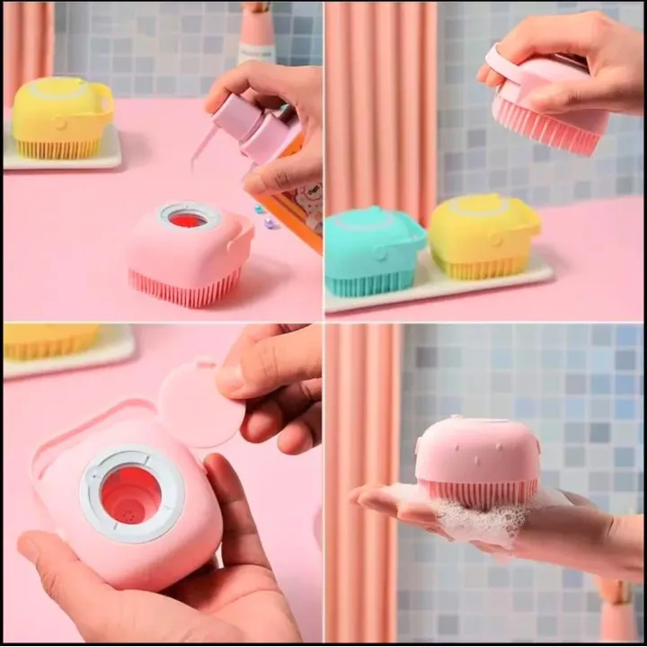 Jeevandip Silicone Massage Bath Brush product image