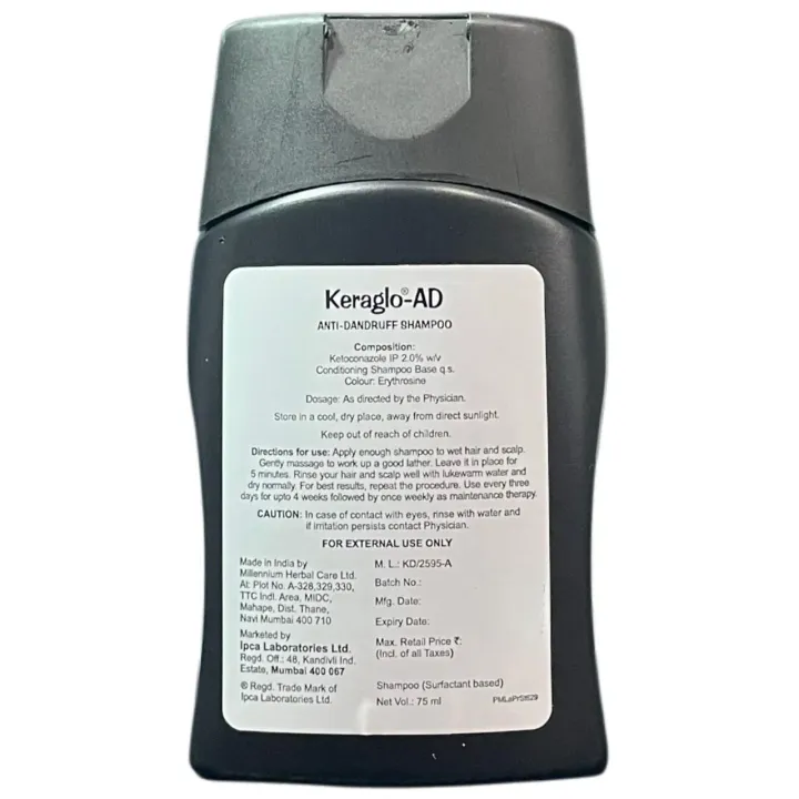 Keraglo Ad Anti Dandruff Shampoo 75ml product image