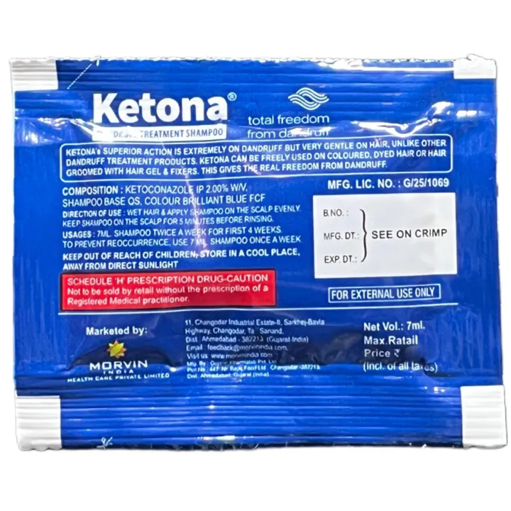 Ketona Shampoo Pouch 7ml product image
