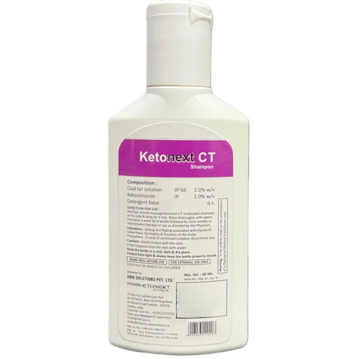 Ketonext Ct Shampoo 60ml product image