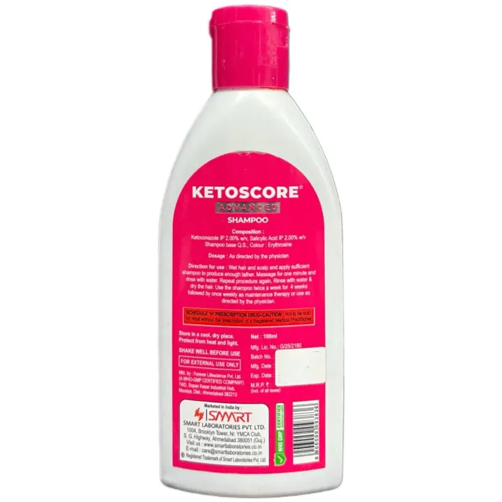 Ketoscore Advanced Shampoo 100ml product image