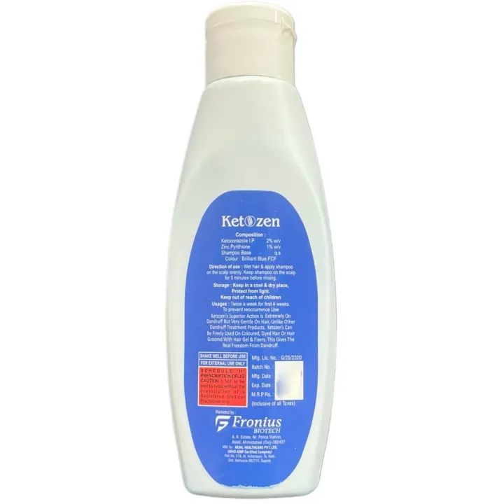 Ketozen Shampoo 100ml product image