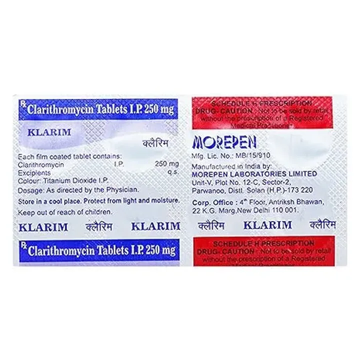 Klarim 250 Tablet product image