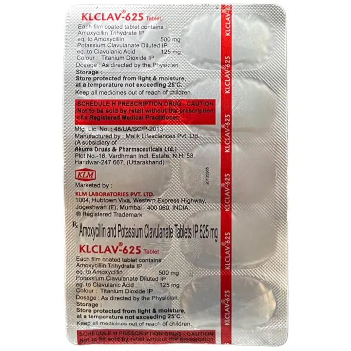 Klclav 625 Tablet product image