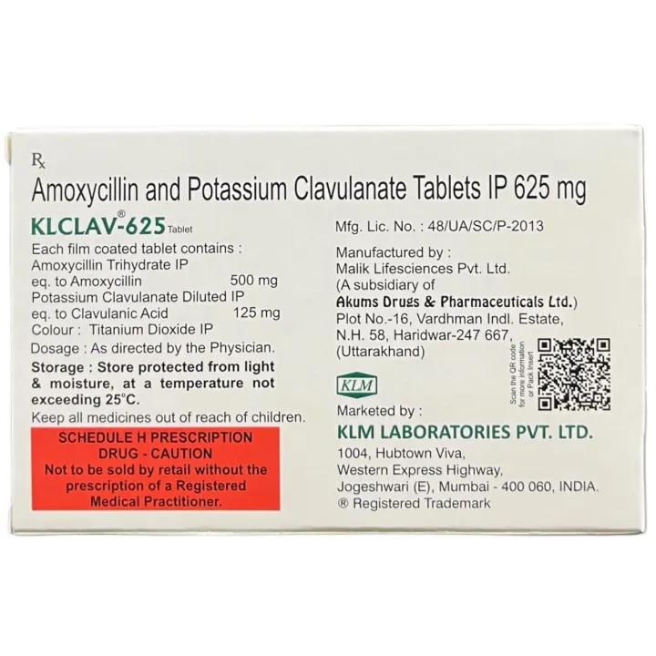 Klclav 625 Tablet product image