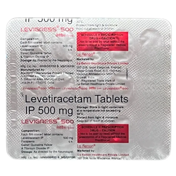 Levigress 500 Tablet product image