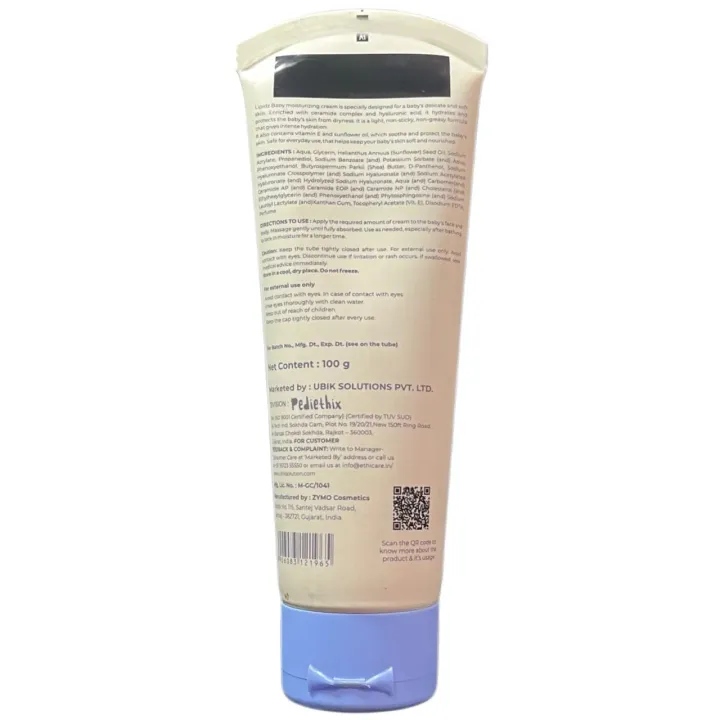 Lipidz Baby Moisturizing Cream 100gm product image