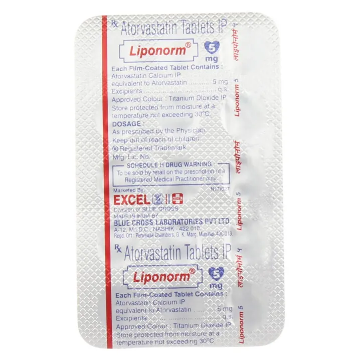 Liponorm 5 Tablet product image