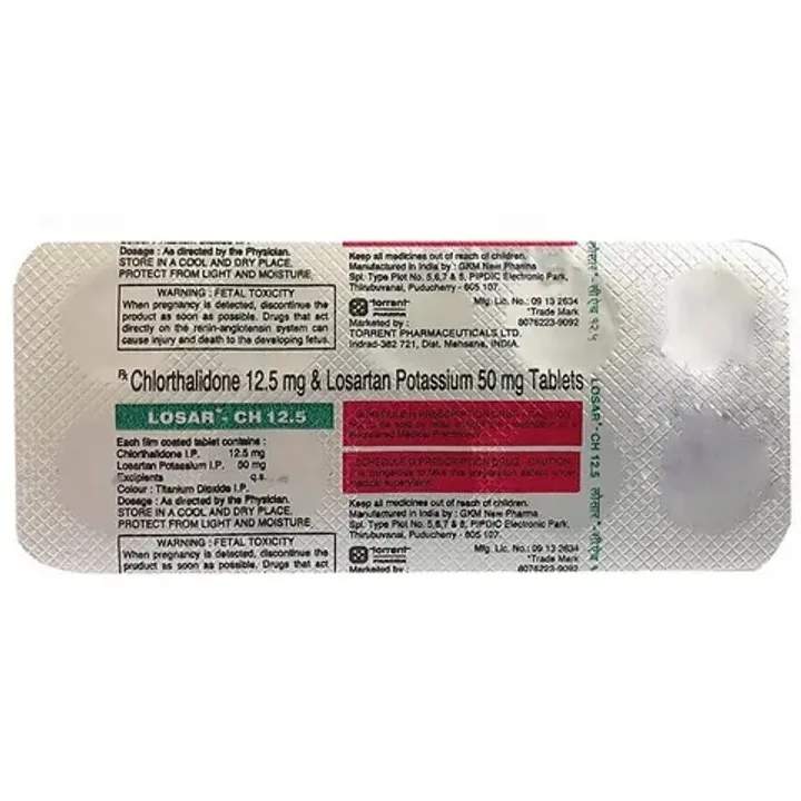 Losar Ch 12.5 Tablet product image