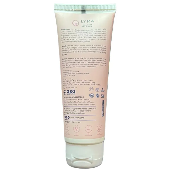 Lyra Advance Face Wash 70gm product image