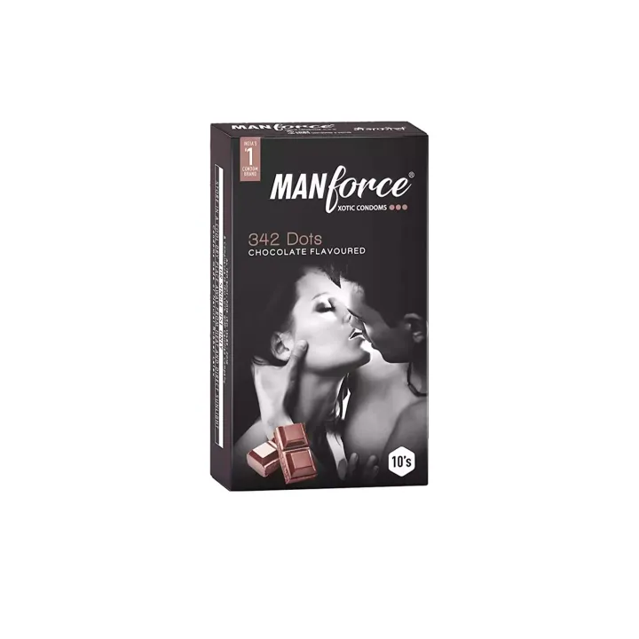 Manforce 342 Dots Chocolate Flavoured Condoms product image