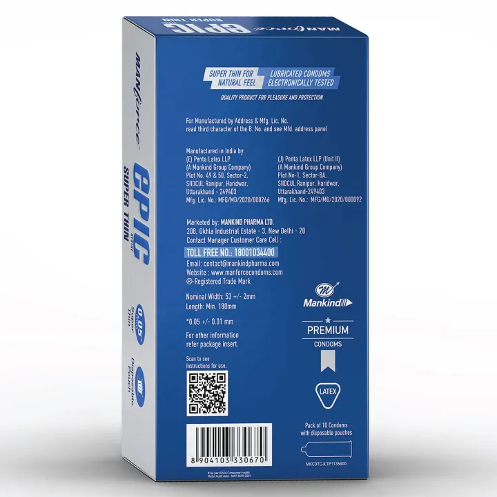 Manforce Epic Desire Super 0.05mm Thin Premium ... product image