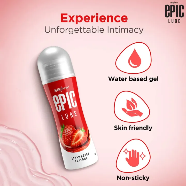 Manforce Epic Lube Strawberry Flavoured Water-b... product image