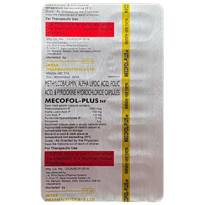 Mecofol Plus Nf Capsule product image