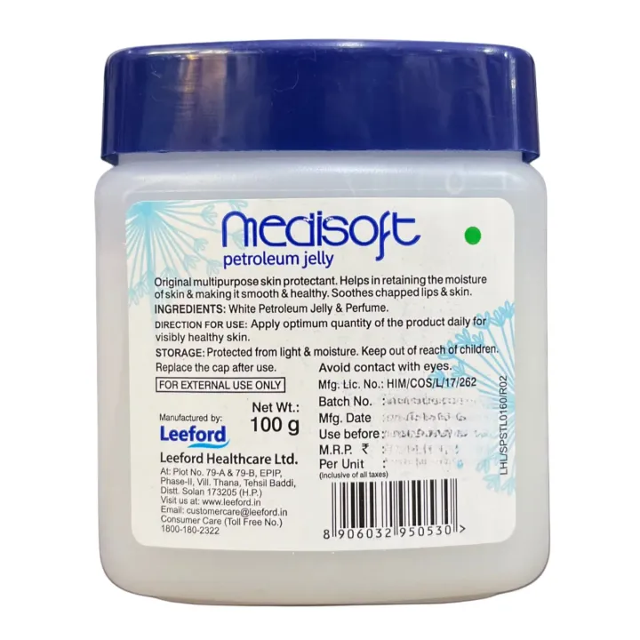 Medisoft Petroleum Jelly 100gm product image
