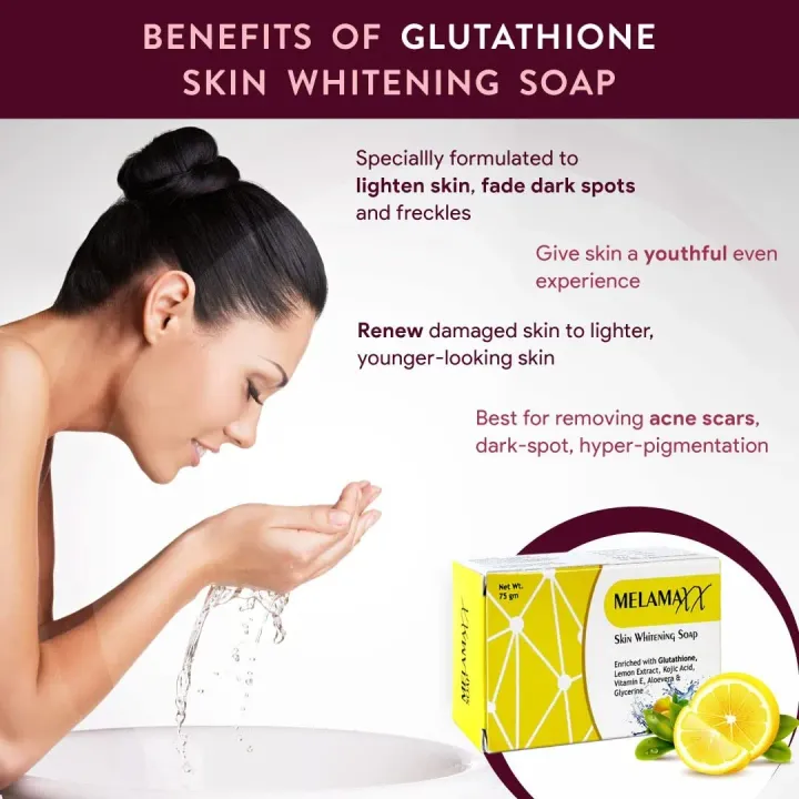 Melamaxx Lemon Skin Whitening Soap product image