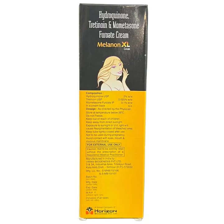 Melanon Xl Cream 20gm product image