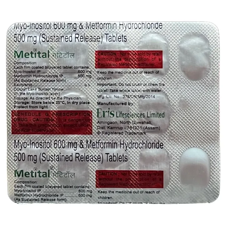 Metital Tablet product image