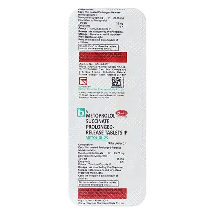 Metol Xl 25 Tablet product image