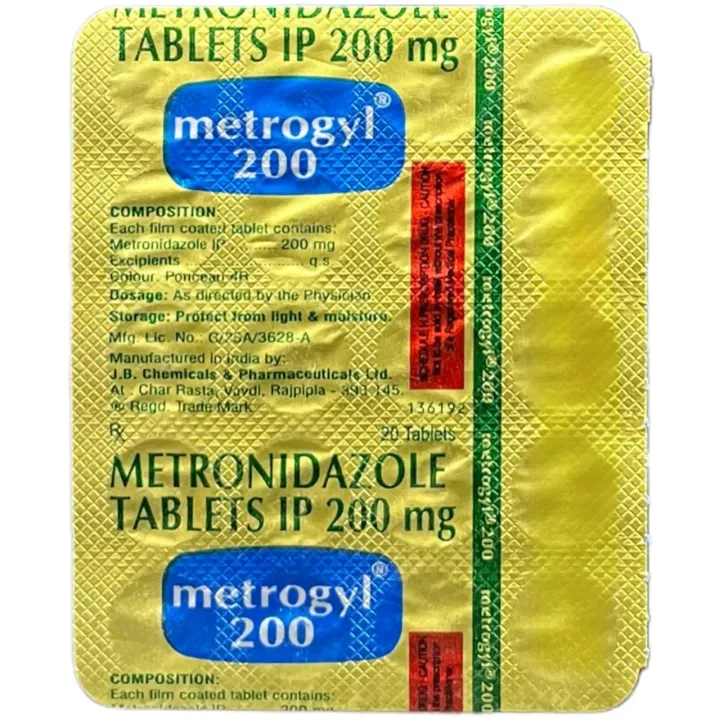Metrogyl 200 Tablet product image
