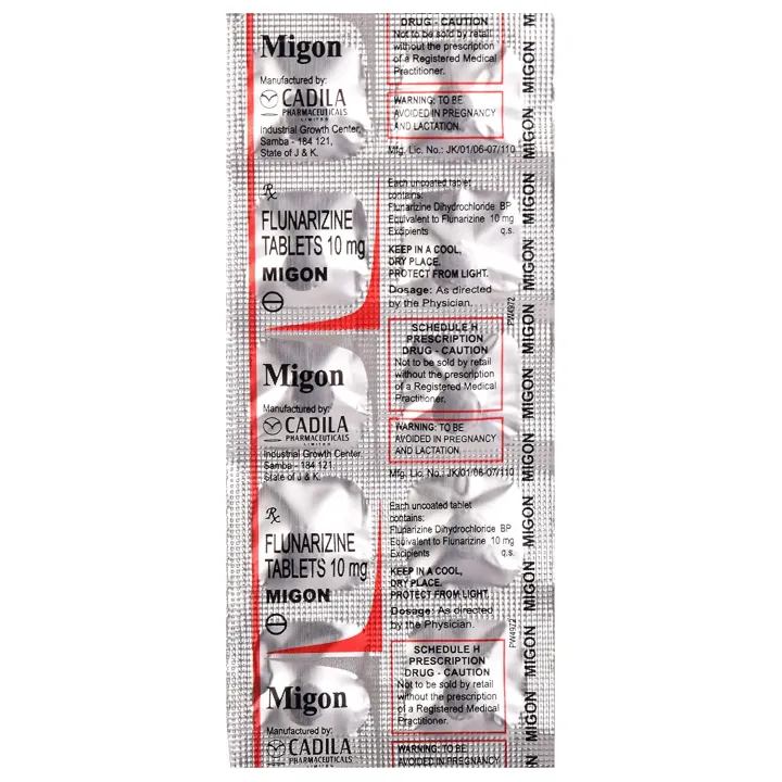 Migon 10 Tablet product image