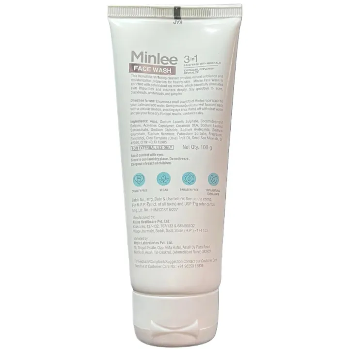 Minlee Face Wash 100gm product image