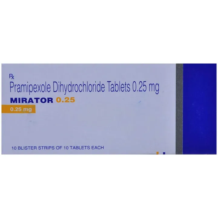 Mirator 0.25 Tablet product image