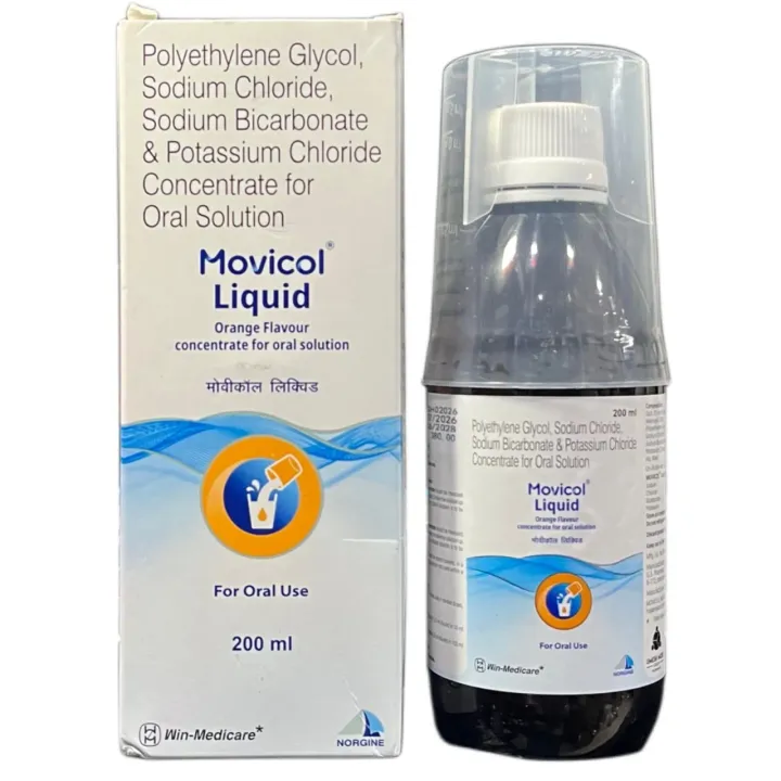 Movicol Orange Liquid 200ml product image